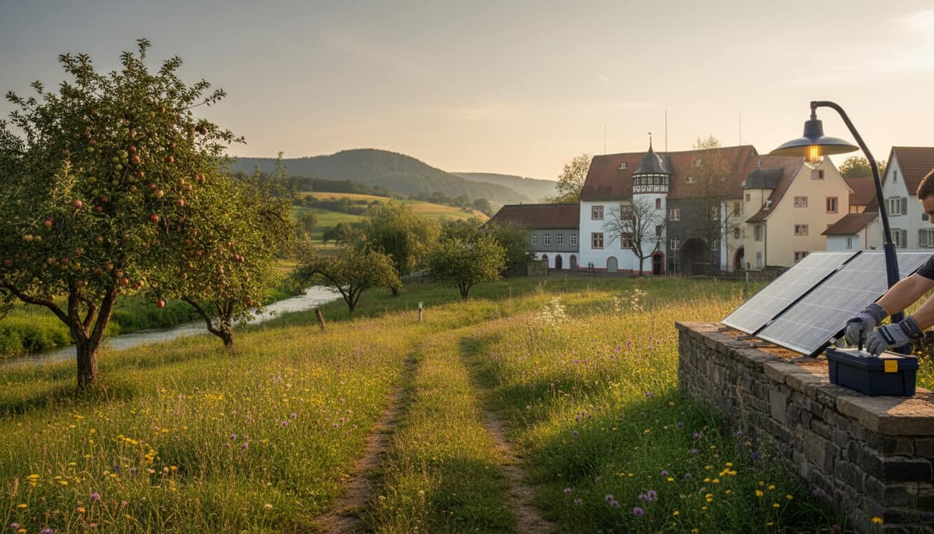 Werkstatt-Anfahrt aus Nidda